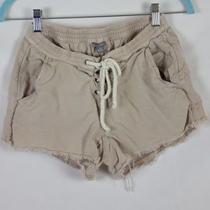 aerie shorts tan solid bottoms XS